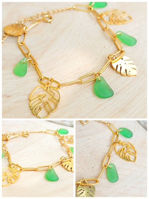 Sea glass bracelets